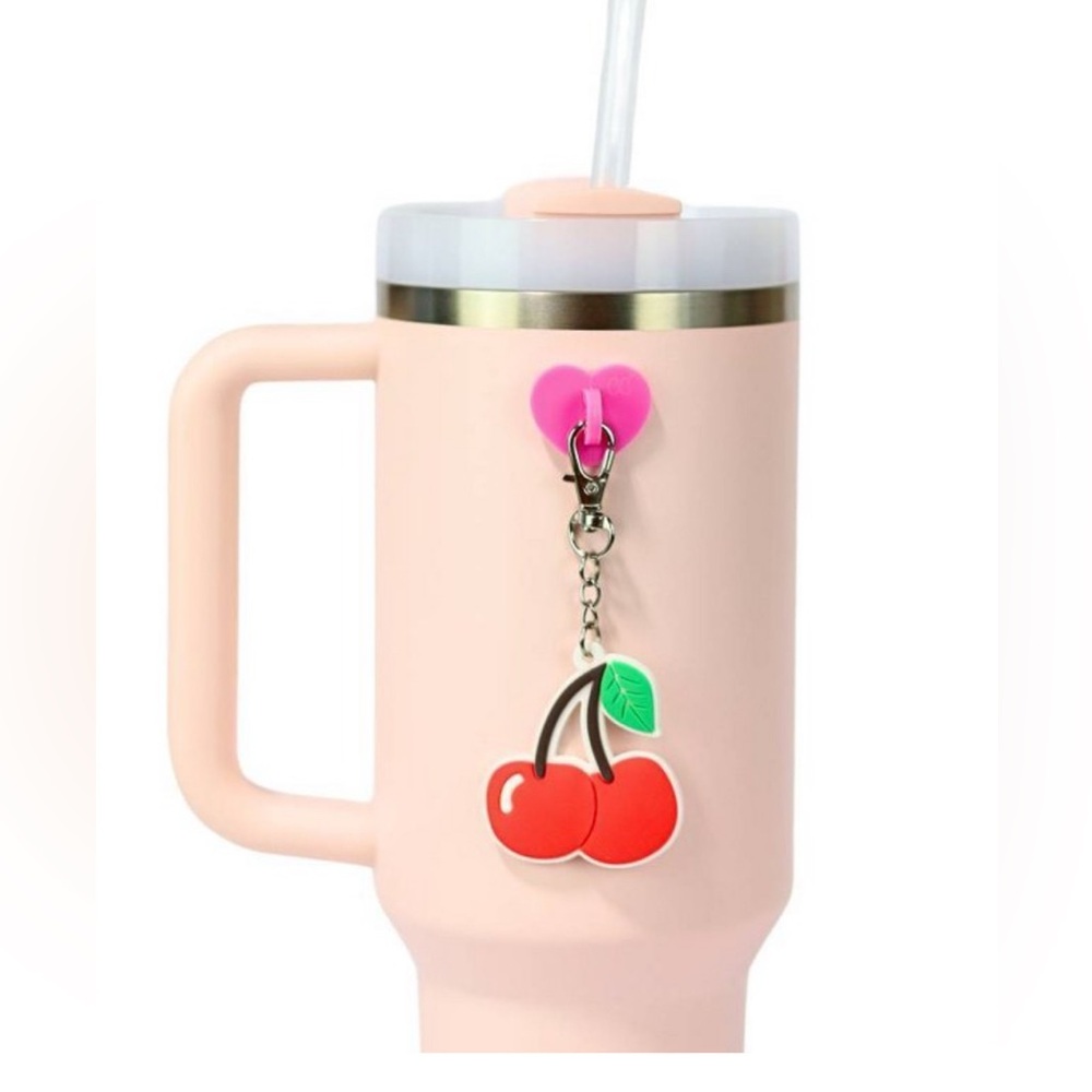Char Charm Cherries Water Bottle Accessory NWT